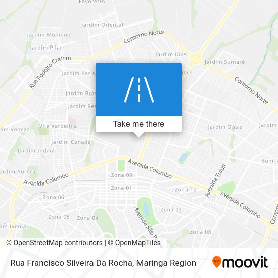 Rua Francisco Silveira Da Rocha map