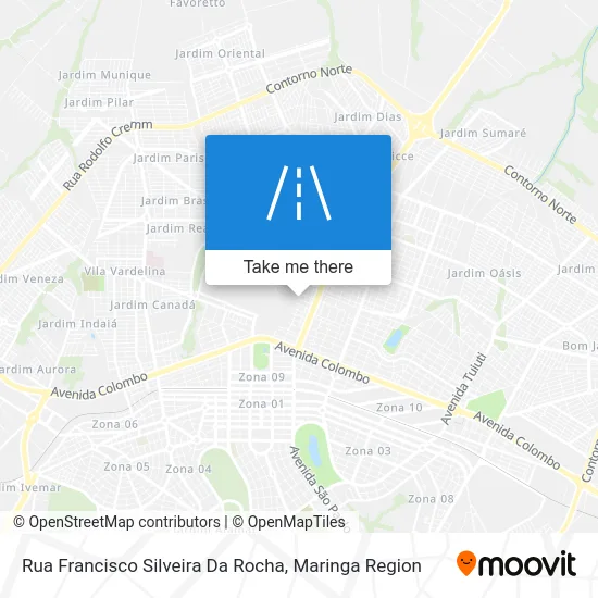 Rua Francisco Silveira Da Rocha map