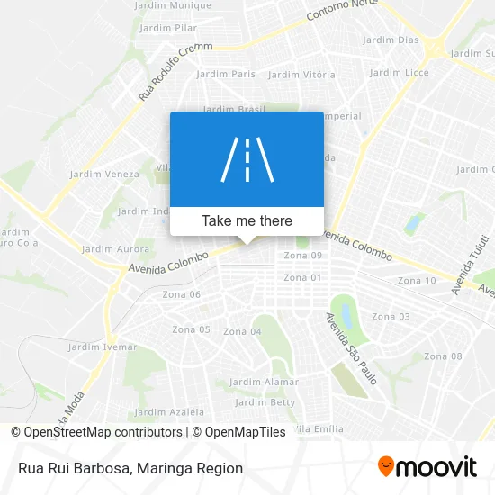 Rua Rui Barbosa map