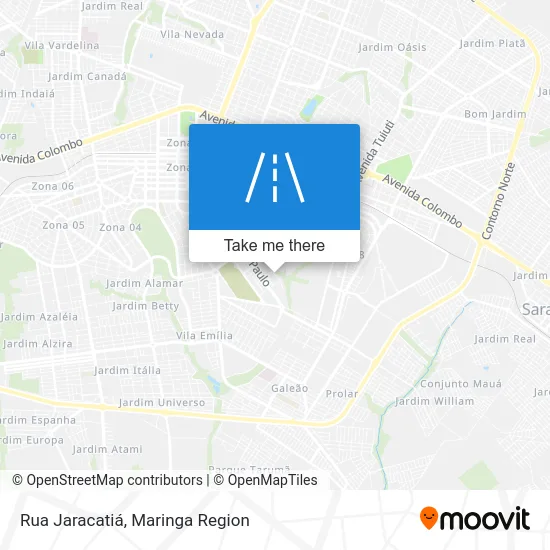 Rua Jaracatiá map