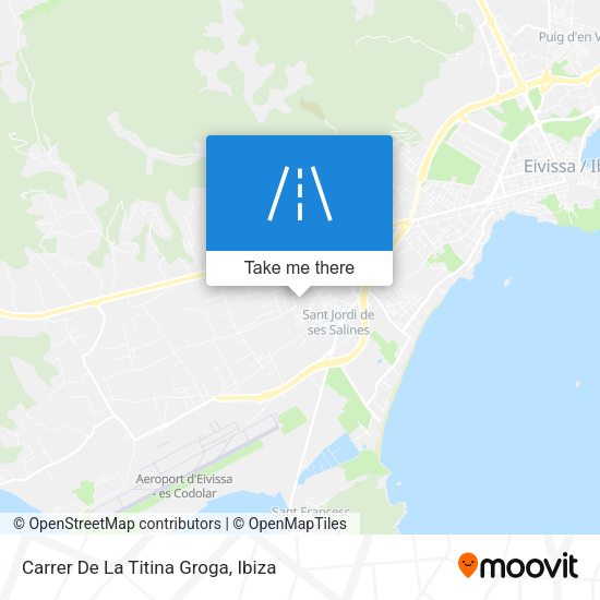 Carrer De La Titina Groga map