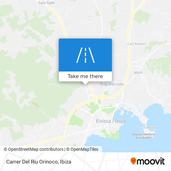 Carrer Del Riu Orinoco map