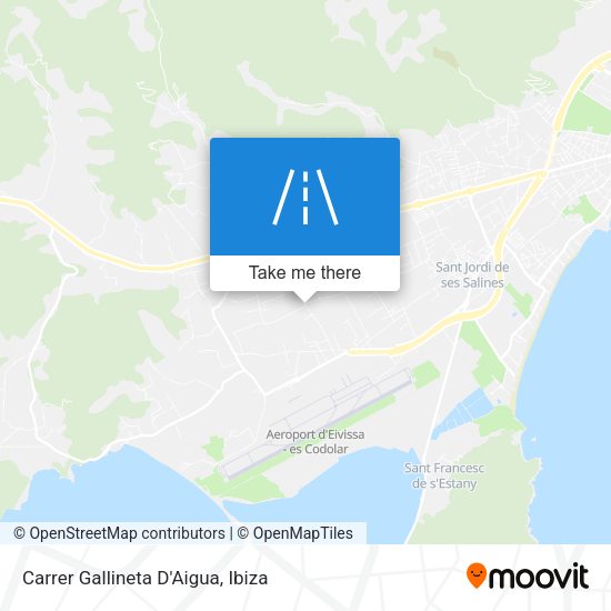 Carrer Gallineta D'Aigua map