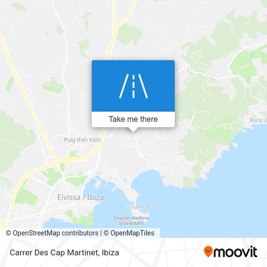 Carrer Des Cap Martinet map