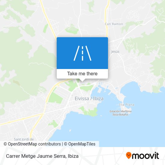 Carrer Metge Jaume Serra map
