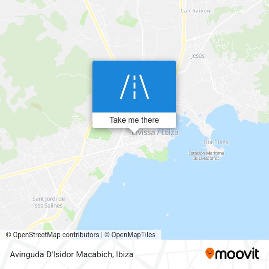 Avinguda D'Isidor Macabich map