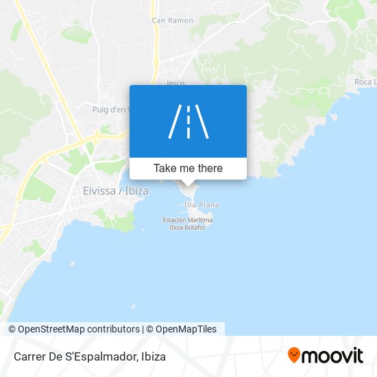 Carrer De S'Espalmador map