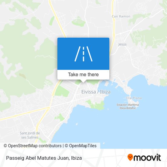 Passeig Abel Matutes Juan map