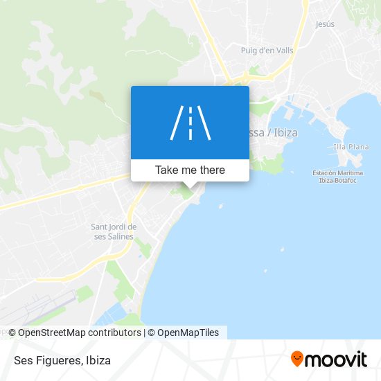 Ses Figueres map