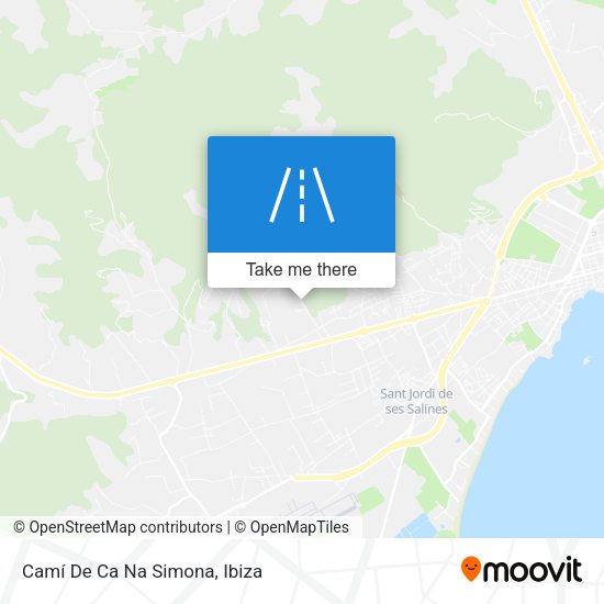 Camí De Ca Na Simona map