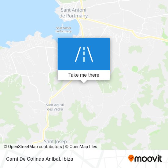 Camí De Colinas Aníbal map