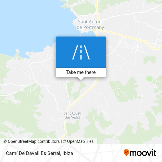 Camí De Davall Es Serral map