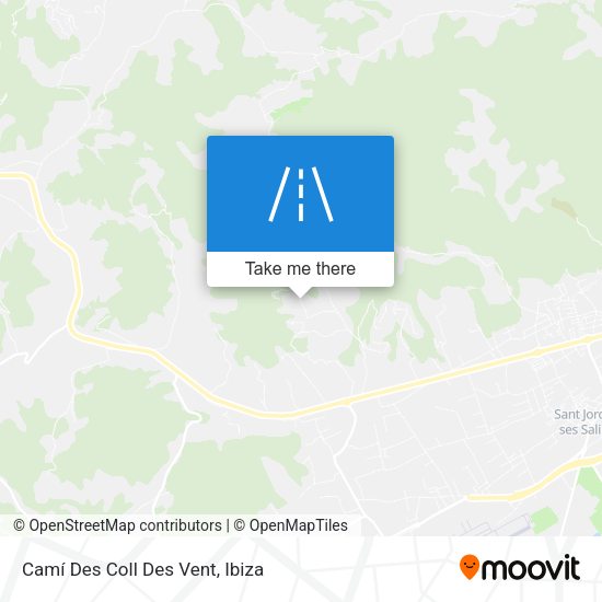 Camí Des Coll Des Vent map