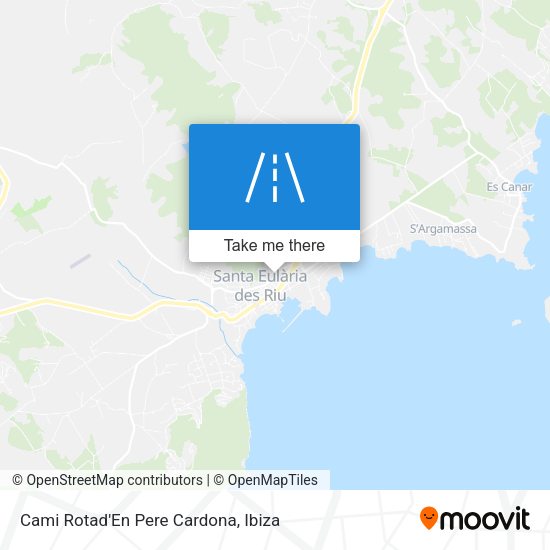 Cami Rotad'En Pere Cardona map