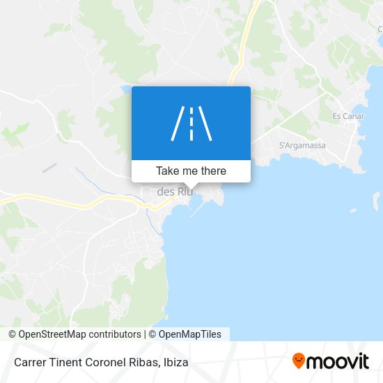 Carrer Tinent Coronel Ribas map