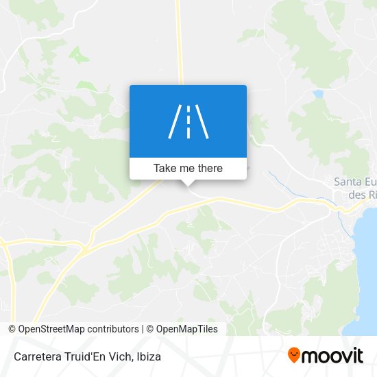 Carretera Truid'En Vich map