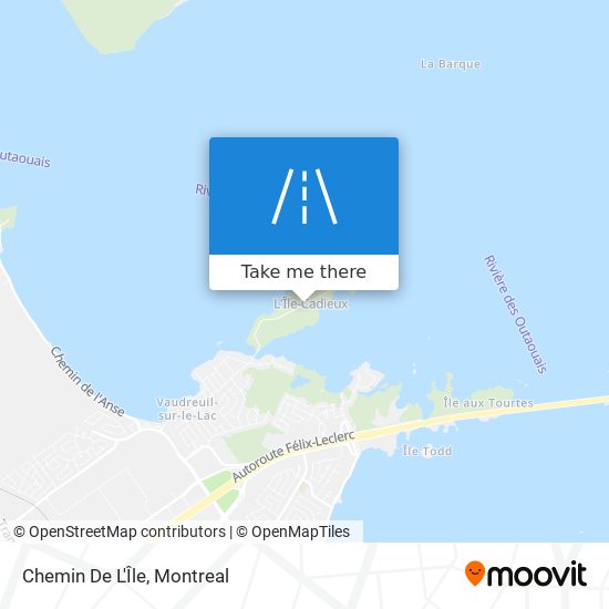 Chemin De L'Île map