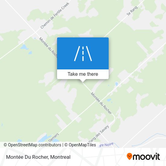 Montée Du Rocher map