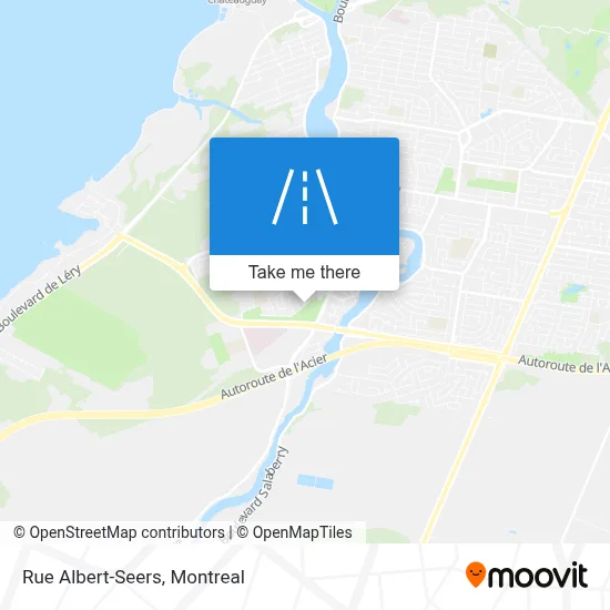 Rue Albert-Seers map