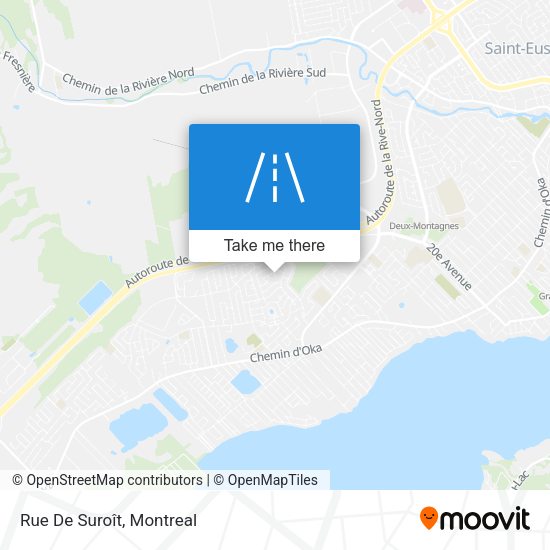 Rue De Suroît map
