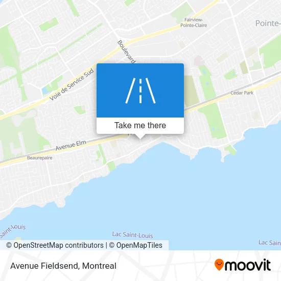 Avenue Fieldsend map