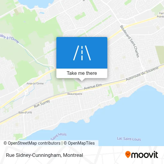 Rue Sidney-Cunningham map