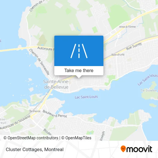 Cluster Cottages map