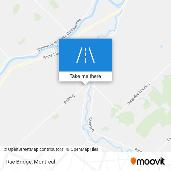 Rue Bridge map