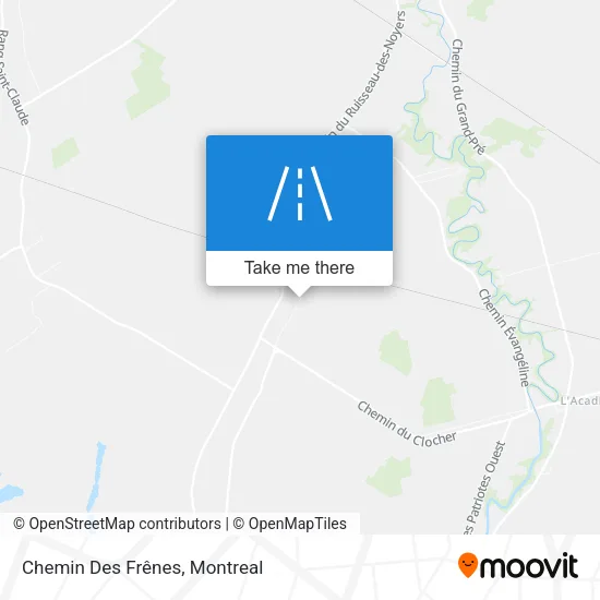 Chemin Des Frênes map