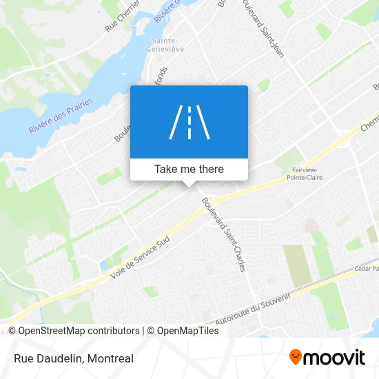 Rue Daudelin map