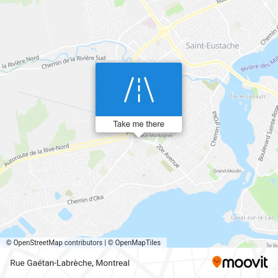 Rue Gaétan-Labrèche map