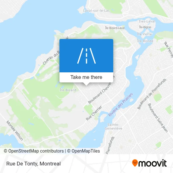 Rue De Tonty map