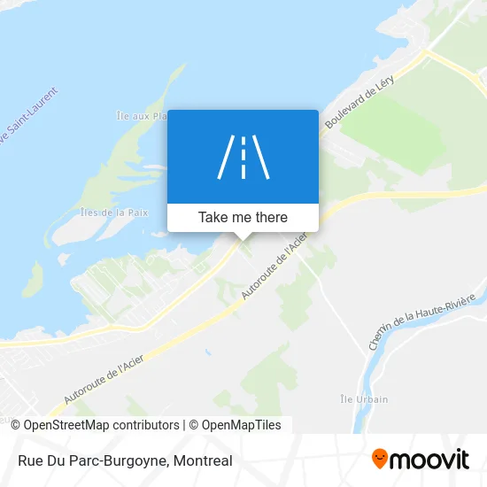 Rue Du Parc-Burgoyne map