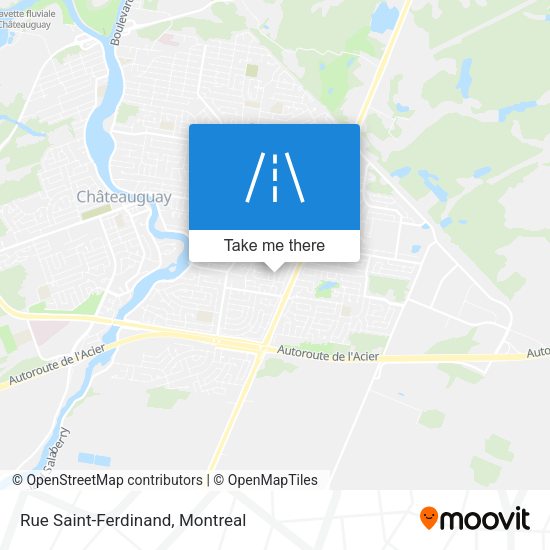 Rue Saint-Ferdinand map