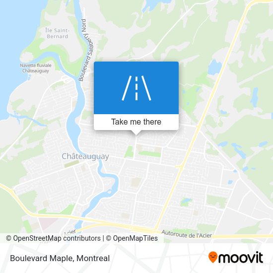 Boulevard Maple map