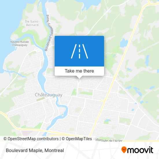 Boulevard Maple map