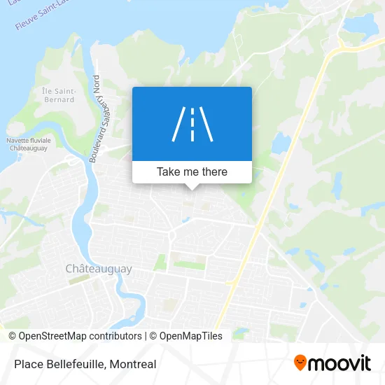 Place Bellefeuille map