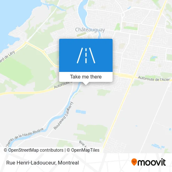 Rue Henri-Ladouceur map