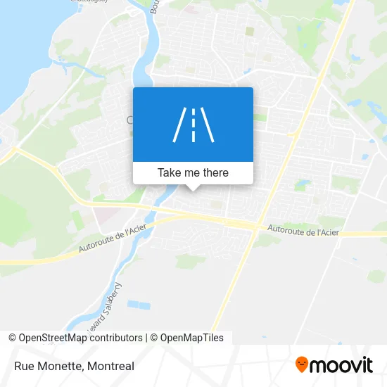 Rue Monette map