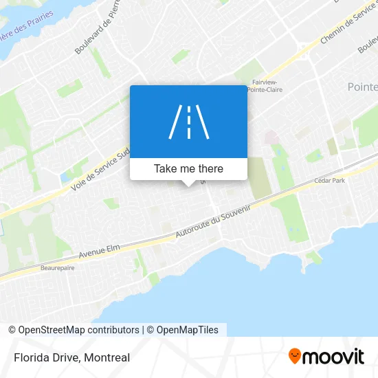Florida Drive map