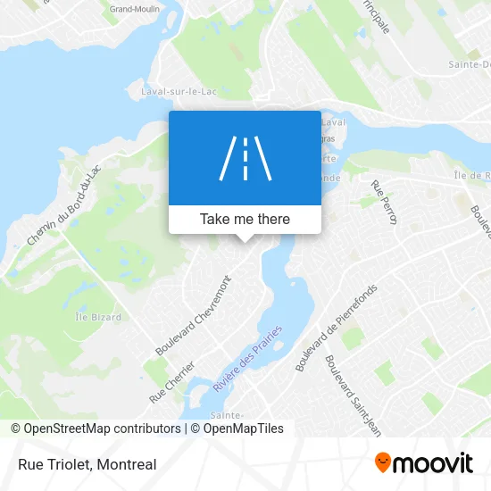 Rue Triolet map