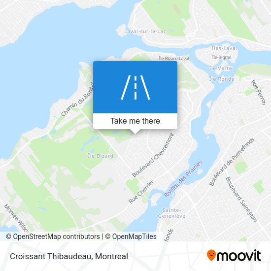 Croissant Thibaudeau map