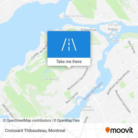 Croissant Thibaudeau map