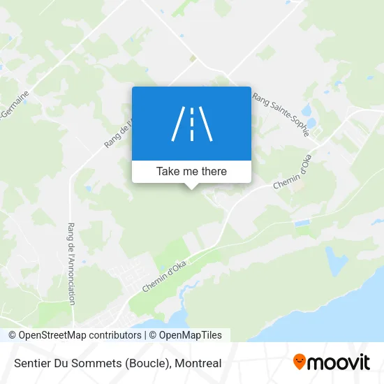 Sentier Du Sommets (Boucle) map