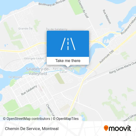 Chemin De Service map