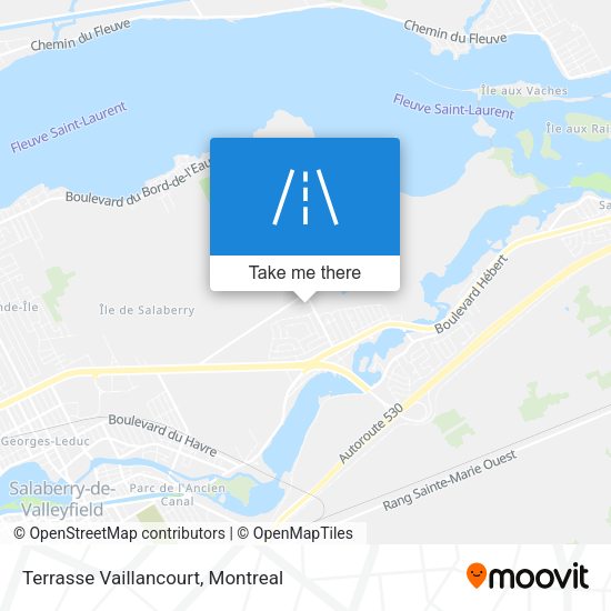 Terrasse Vaillancourt map