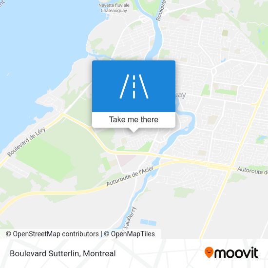 Boulevard Sutterlin map