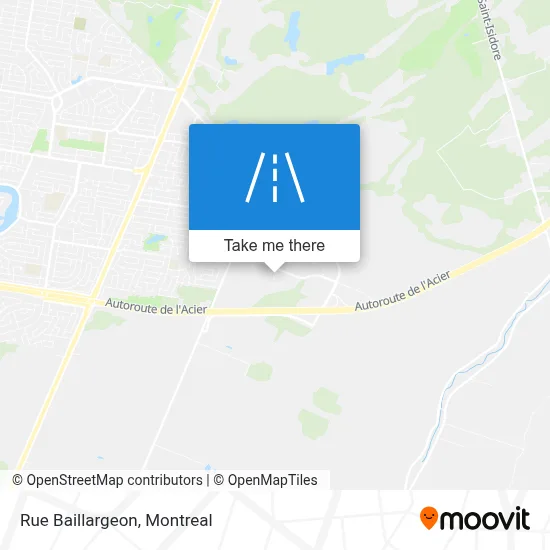 Rue Baillargeon map