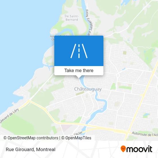 Rue Girouard map