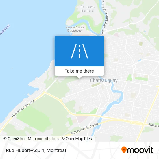 Rue Hubert-Aquin map